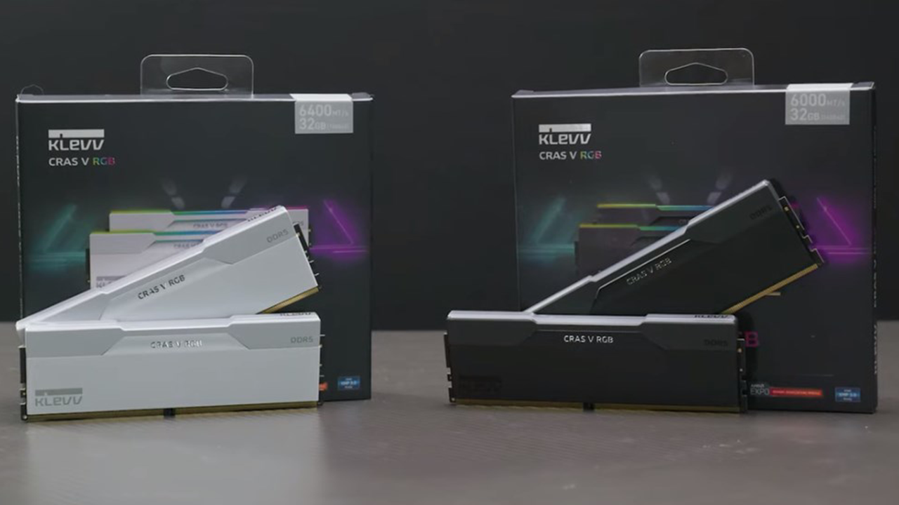 클레브의 새로운 DDR5 메모리! ESSENCORE KLEVV DDR5 CRAS V RGB!!!