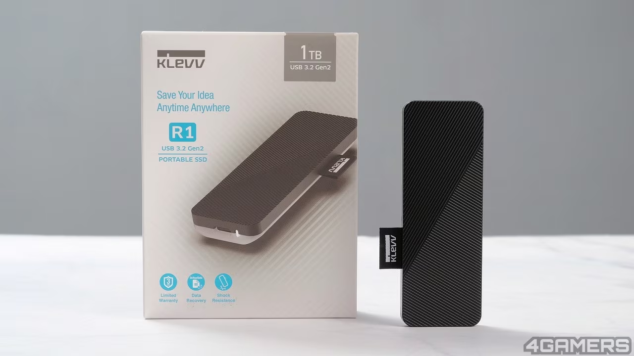 KLEVV R1可攜式固態硬碟動手玩－簡約時尚，資料隨身帶著走