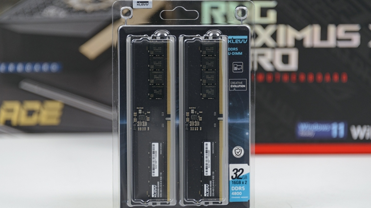 6200MT/s實力！KLEVV DDR5-4800 32GB 套裝實測開箱，SK hynix 原廠顆粒優質記憶體模組！