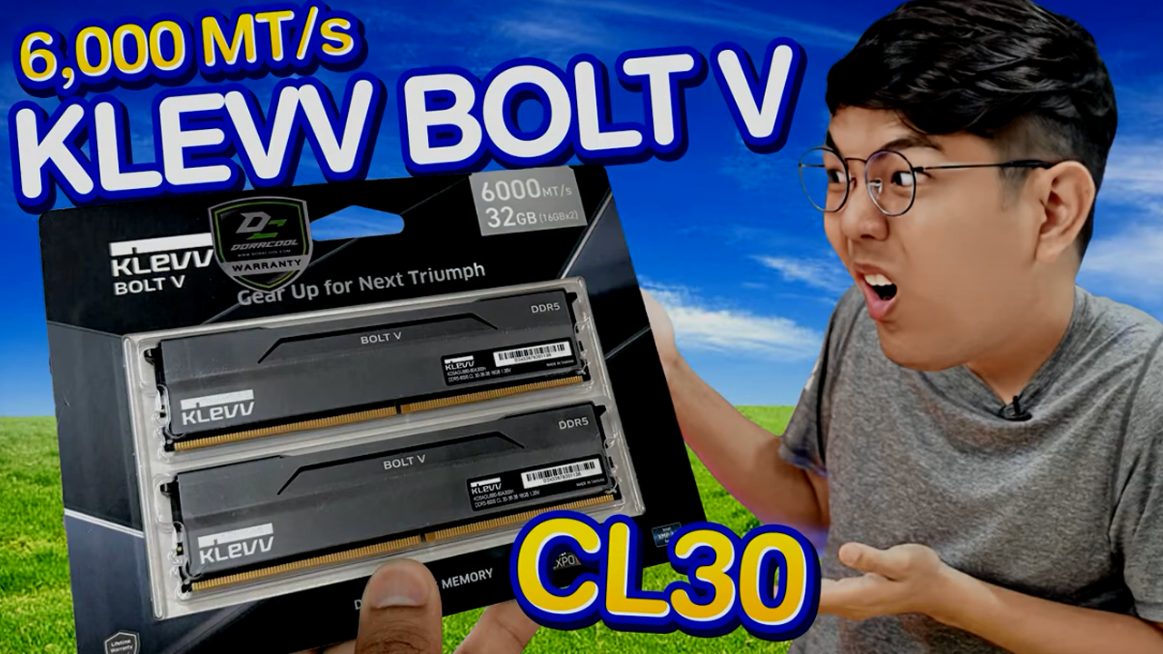 รีวิว KLEVV BOLT V GAMING OC 32GB 6000MHz ลองลากสุดจะได้แค่ไหน ?