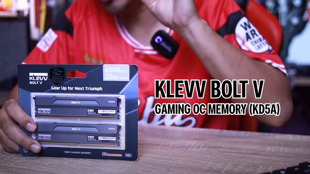 ลองเล่น ลอง OC Klevv Bolt V DDR5-6000 (16GBx2) 32GB : แถวเตี้ย ไม่ติดซิงค์