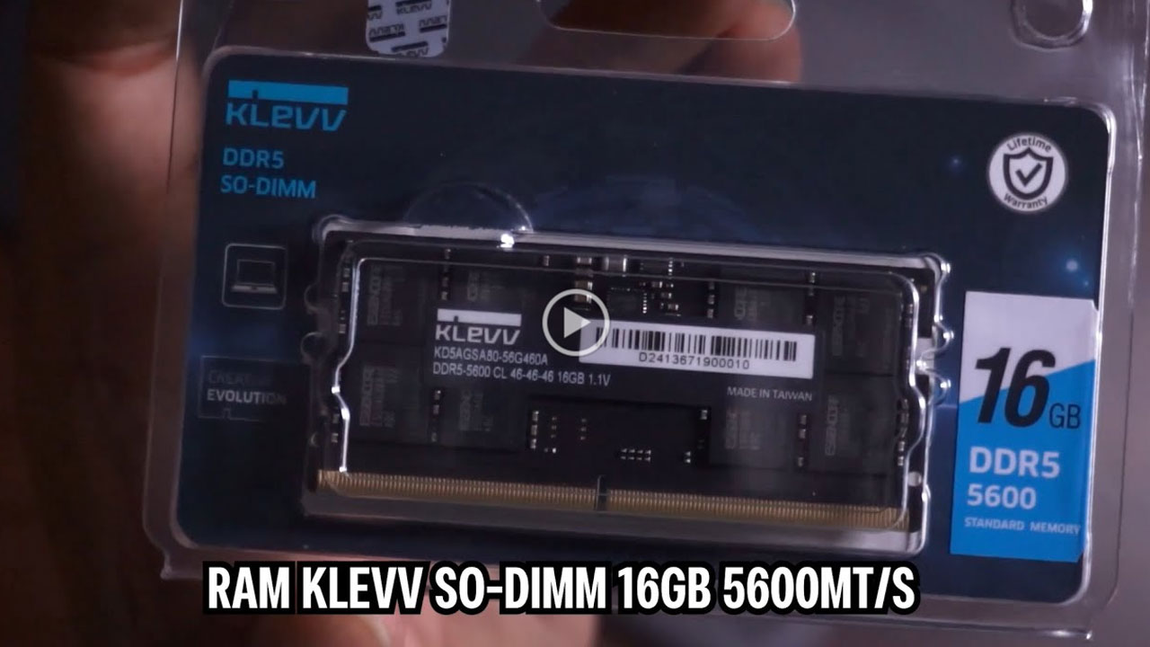 รีวิว KLEVV SO-DIMM DDR5 5600MT/s 16GB - RAM โน๊ตบุ๊คสำหรับ Upgrade