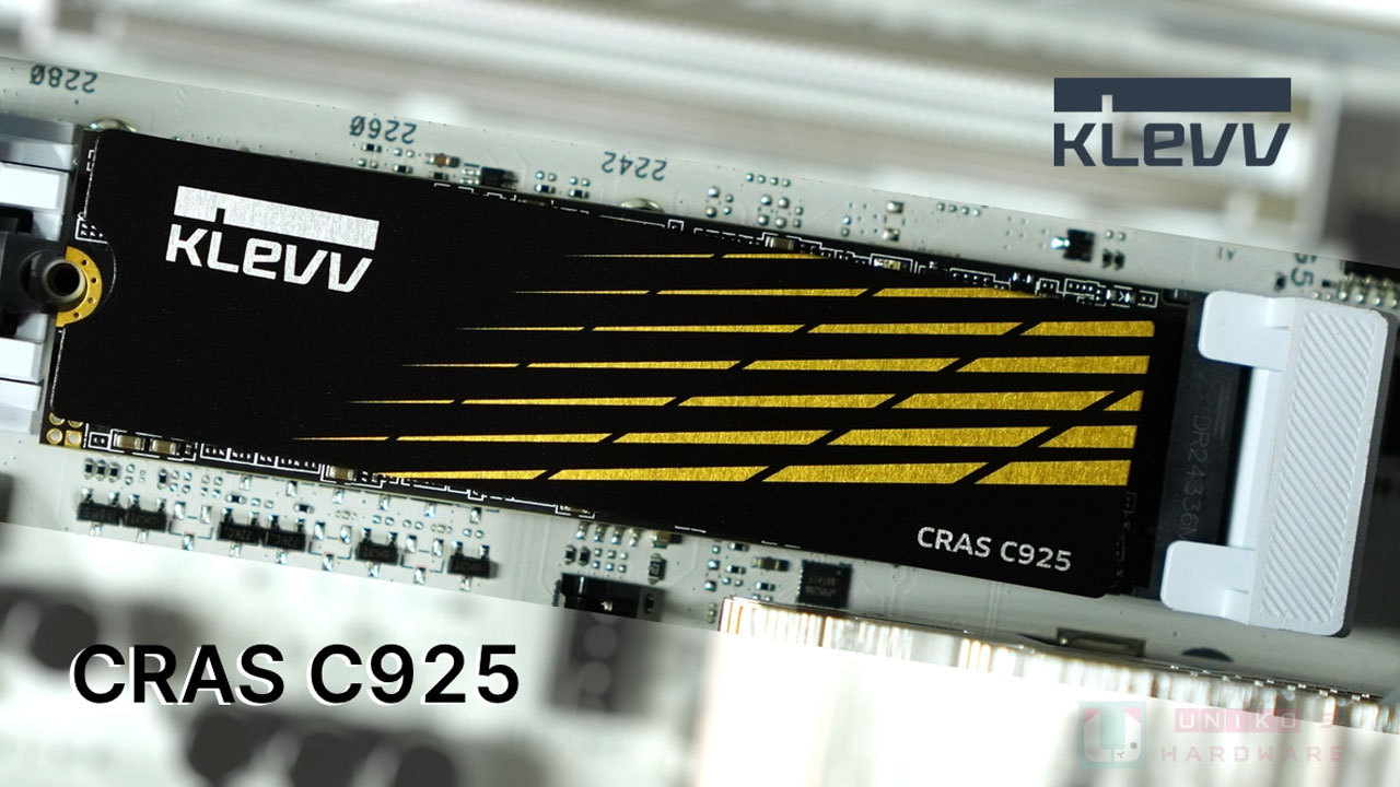 KLEVV CRAS C925 M.2 NVMe PCIe Gen4x4 SSD 評測開箱