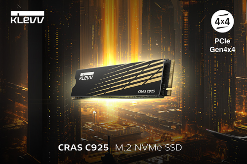 KLEVV unveiled CRAS C925 Gen4 M.2 SSD